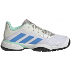 Adidas Junior Barricade Tennis Shoes (White/Pulse Blue/Core Black) -