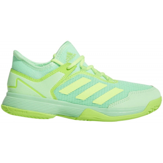 GY4019 Adidas Junior Ubersonic 4 Tennis Shoes (Beam Green/Signal Green/Solar Green)