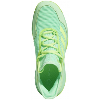 GY4019 Adidas Junior Ubersonic 4 Tennis Shoes (Beam Green/Signal Green/Solar Green)