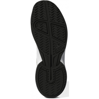 GY4020 Adidas Junior Ubersonic 4 Tennis Shoes (White/Pulse Blue/Core Black)