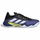 Adidas Men’s Barricade M Tennis Shoes (Black Blue Met./Cloud White/Acid Yellow) -