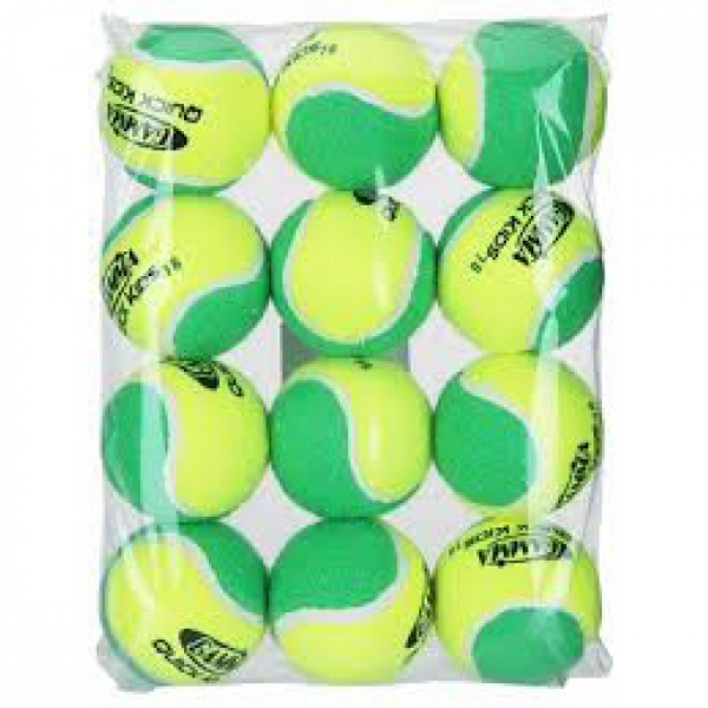 Gamma Quick Kids 78 Green Tennis Balls (12 Ball Bag)