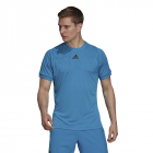 Adidas Men’s Freelift Primeblue Short Sleeve Tennis Tee (Aqua) -