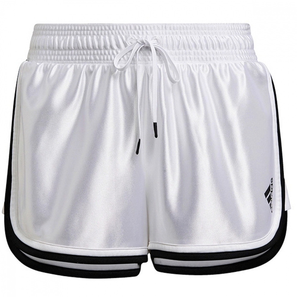 H33709 Adidas Women's Club Tennis Shorts (White/Black)