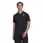 Adidas Men’s Freelift Primeblue Tennis Polo (Black) -