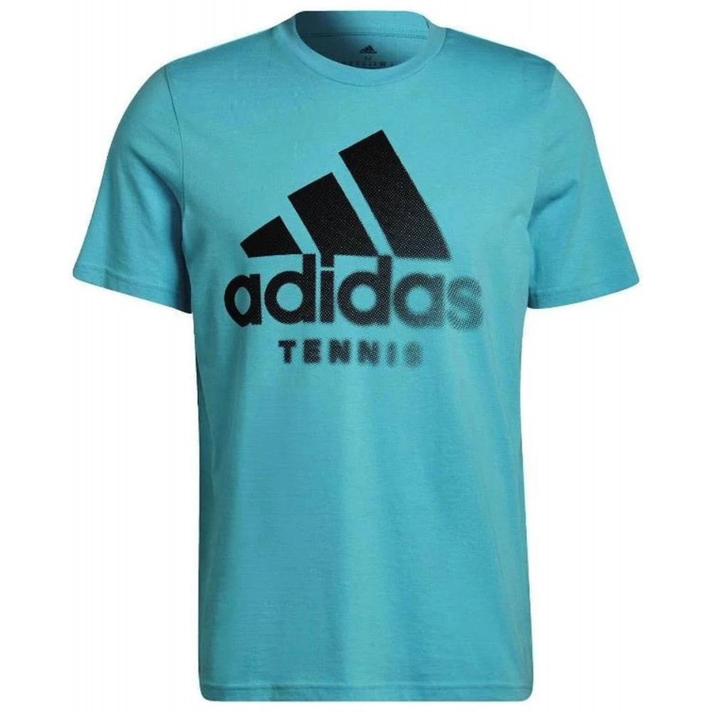 HA0972 Adidas Men's Tennis Category Graphic Tee (Aqua)