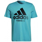 Adidas Men’s Tennis Category Graphic Tee (Aqua) -