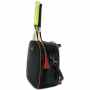 HABPBLK NiceAces Women's HANA 2-Racquet Handmade Vegan Tennis Backpack (Black)