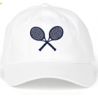 Ame & Lulu Heads Up Hat (Crossed Racquets White) -