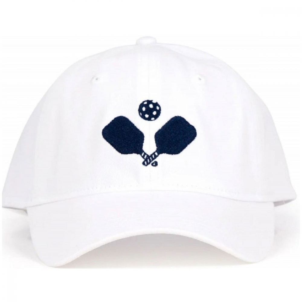 HAT264 Ame & Lulu Heads Up Tennis Hat (Crossed Paddles White)