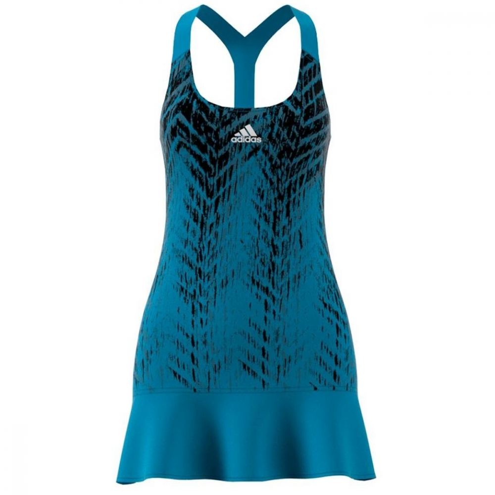 HB6190 Adidas Women's Tennis Y-Dress (Sonic Aqua)