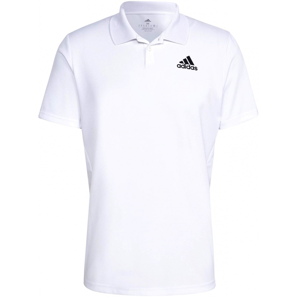 HB8036 Adidas Men's Club Pique Tennis Polo (White)