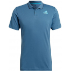 Adidas Men’s Freelift Primeblue Tennis Polo (Blue) -