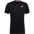 Adidas Men’s Freelift Short Sleeve Tennis Tee (Black) -