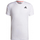 Adidas Men’s Freelift Short Sleeve Tennis Tee (White) -