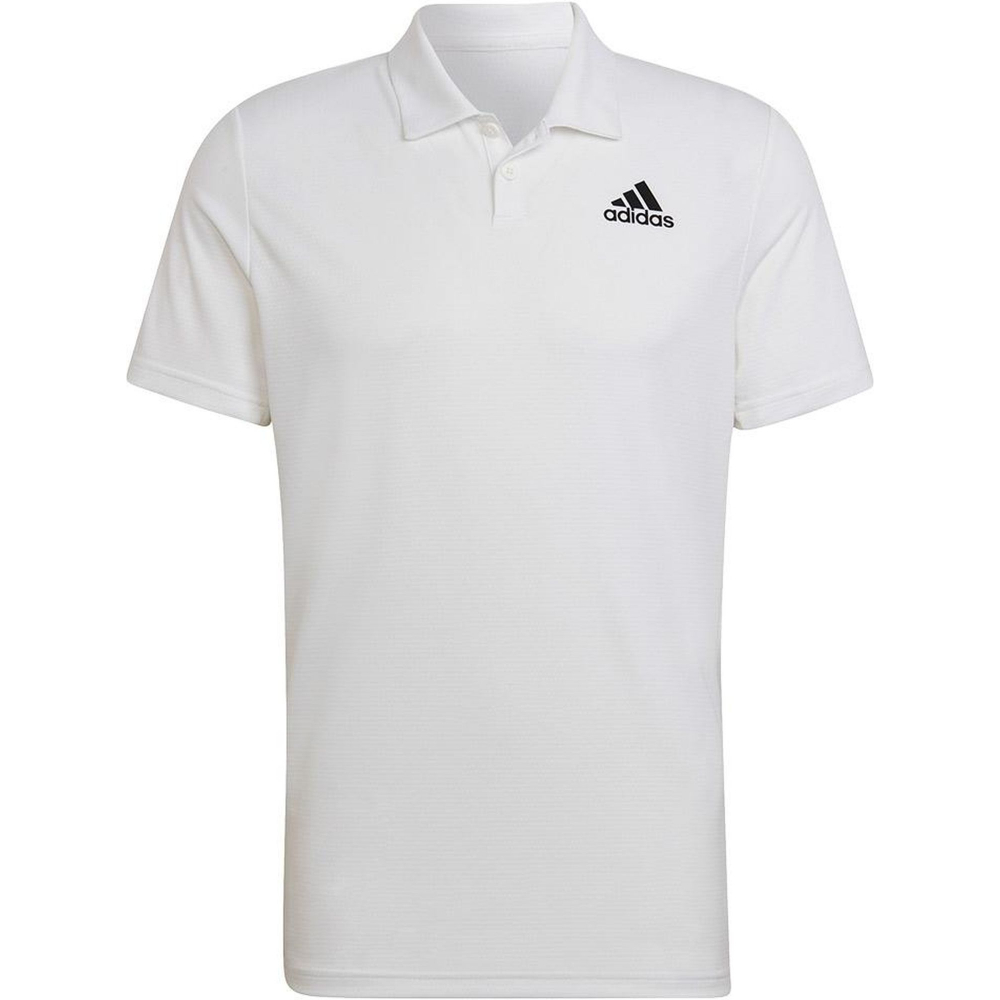 HC2714 Adidas Men's Heat.RDY Tennis Polo (White)