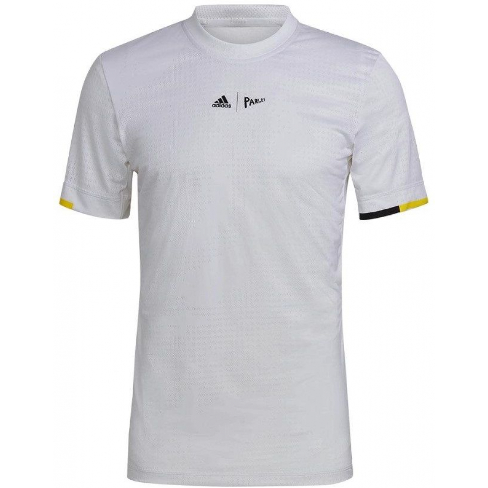 HC8540 Adidas Men's London FreeLift Tennis Tee (White)