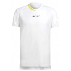 Adidas Men’s London Stretch Woven Tennis Tee (White) -