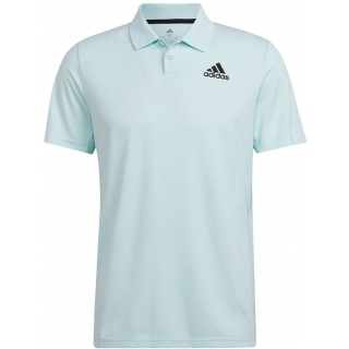 HN3915 Adidas Men's Club Pique Tennis Polo (Light Blue)