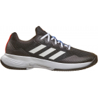 Adidas Men’s GameCourt 2 Tennis Shoes (Core Black/Cloud White/Solar Red) -