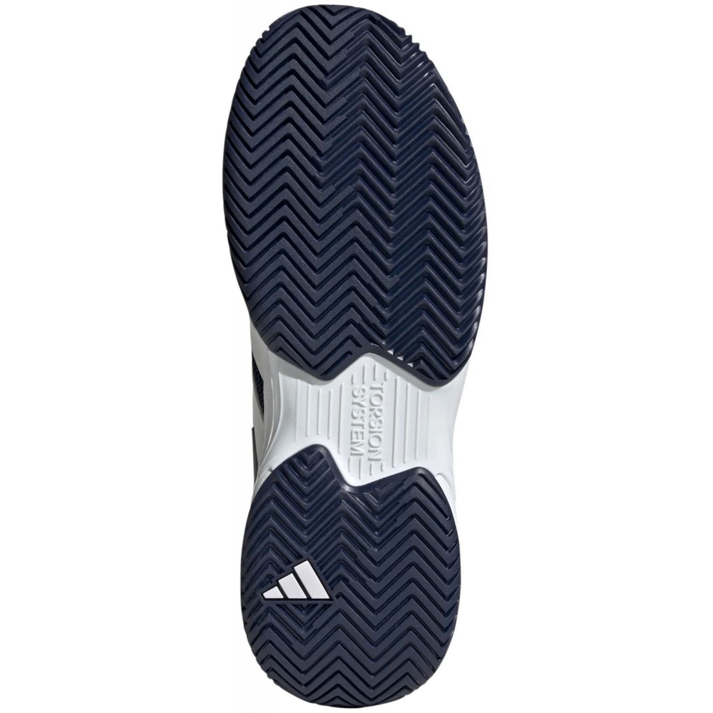 HQ8808 Adidas Men's CourtJam Control Tennis Shoes (Team Navy Blue/Cloud White/Cloud White)