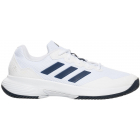 Adidas Men’s GameCourt 2 Tennis Shoes (Cloud White/Team Navy Blue/Cloud White) -