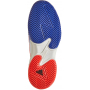 HQ8917 Adidas Men's Barricade Tennis Shoes (Lucid Blue/Core Black/Solar Red)
