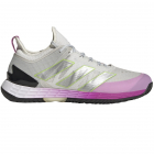 Adidas Men’s Adizero Ubersonic 4 Tennis Shoes (Crystal White/Silver Metal/Pulse Lilac) -