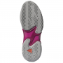 HR2036 Adidas Women's Barricade Tennis Shoes (Grey Two/Solar Orange/Shock Pink) - Sole
