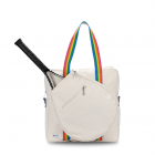 Ame & Lulu Hamptons Tennis Tour Bag (Rainbow Stripe) -
