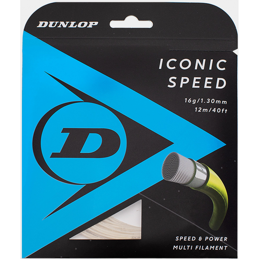ISS16 Dunlop Iconic Speed 16g Tennis String (Set)
