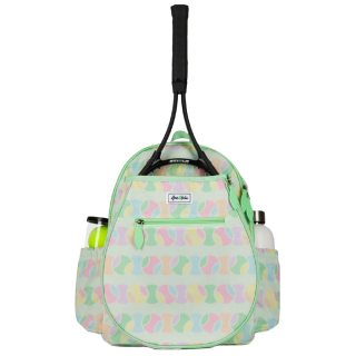 JLTBP263 Ame & Lulu Junior Love Tennis Backpack (Cotton Candy) - Front