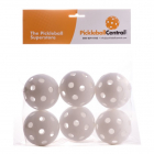 Jugs White Indoor Pickleball Balls (6 Pack) -