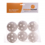 Jugs White Indoor Pickleball Balls (6 Pack)