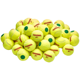 KIDS-G-P-60 Tourna Youth Green Dot Tennis Ball 60 Pack