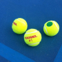 KIDS-G-P12 Tourna Youth Green Dot Tennis Ball 12 Pack