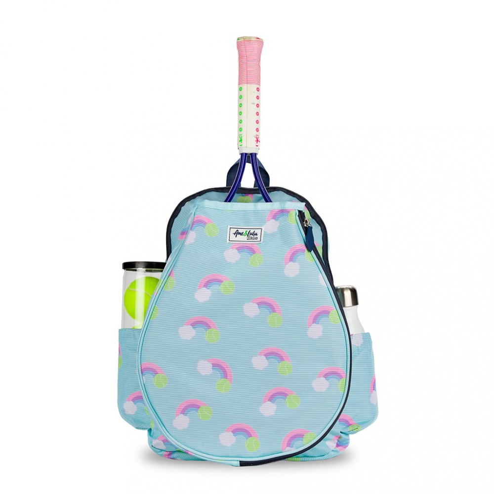 LLTB218 Ame & Lulu Little Love Kids' Tennis Backpack (Pastel Rainbow)