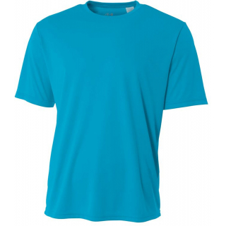 N3142-ELB A4 Men's Performance Crew Shirt (Electric Blue)