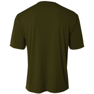 N3142-MGN A4 Men's Performance Crew Shirt (Military Green)