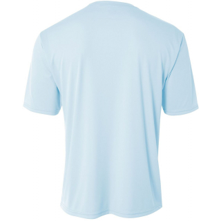 N3142-PBL A4 Men's Performance Crew Shirt (Pastel Blue)