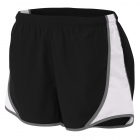 A4 Women’s 3” Tennis Speed Shorts (Black/White) -