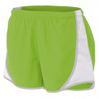 A4 Women’s 3” Tennis Speed Shorts (Lime/White) -