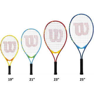 OpenJr-WR8023801001U Wilson US Open Junior Tennis Racquet + Backpack (Grey/Red)