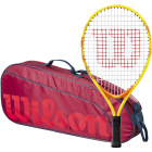 Wilson US Open Junior Tennis Racquet + 3pk Bag (Red/Infrared) -