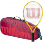 OpenJr-WR8023903001U Wilson US Open Junior Tennis Racquet + 3pk Bag (Red/Infrared)