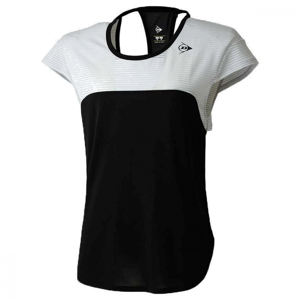 PGSS-MB Dunlop Women's Performance Game Shirt (Mesh Stripe Black)
