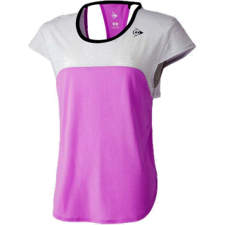 PGSS-MP Dunlop Women's Performance Game Shirt (Mesh Stripe Pink)