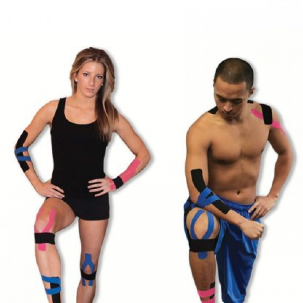 PTKINES ProTec Pre Cut Y and I Strip Kinesiology Tape