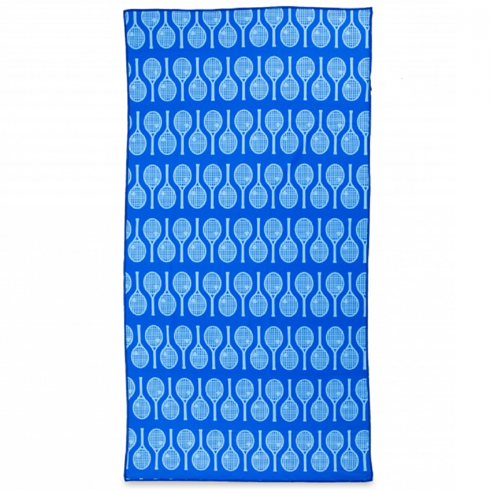SPTWL156 Ame & Lulu Sport Towel (Blue Tonal Racquets)