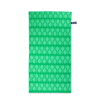 Ame & Lulu Sport Towel (Green Tonal Racquets)